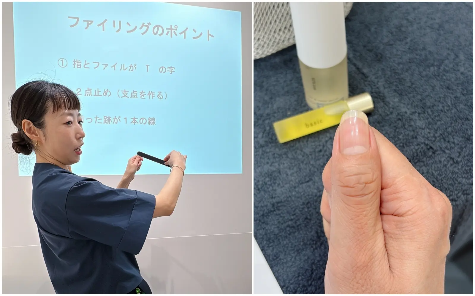 ニュウマン高輪 「ウカ ストア ケア アンド シェア」は、ウカ初のネイルケア専門サロン併設のストア 基礎の基礎を学ぶ“セルフネイルシェア_ネイルケア編”を体験 シェアメニューの様子