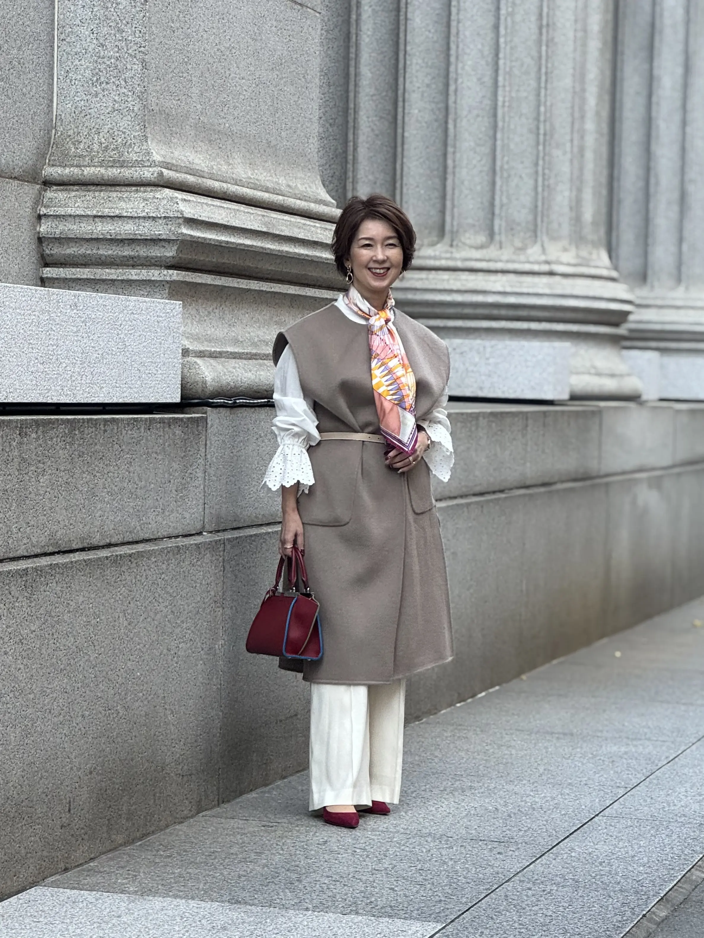 ホテルでのカジュアルランチに選んだラグジュアリーな装い～エクラ華組スナップより～_1_2