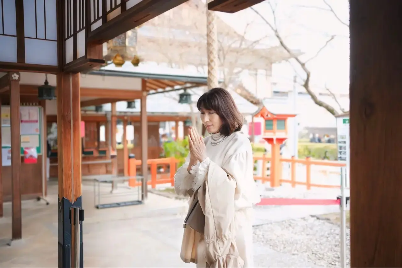 初詣は【ZARA】の裏起毛スウェットで、京都へ