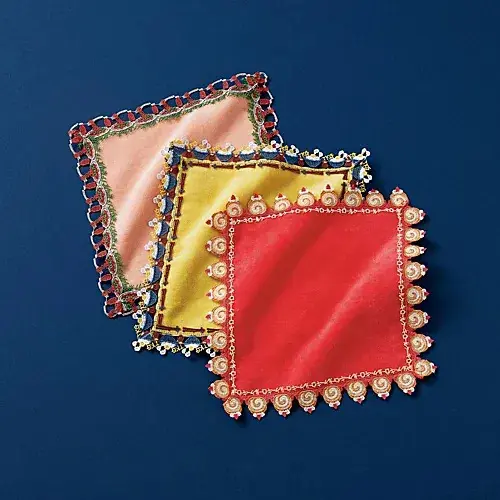 近沢レース店 【eclat限定】タオルハンカチ3枚セット ￥5,500