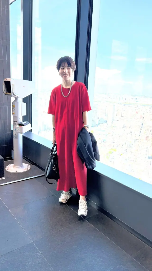 アラフィフファション　プチプラコーデ　プチプラファション　50代　ZARA　ワンピース　メゾンマルジェラ