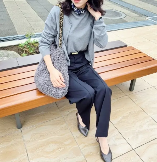 季節の変わり目に♪【気温別】アンサンブルニットの快適コーデ4選_1_13