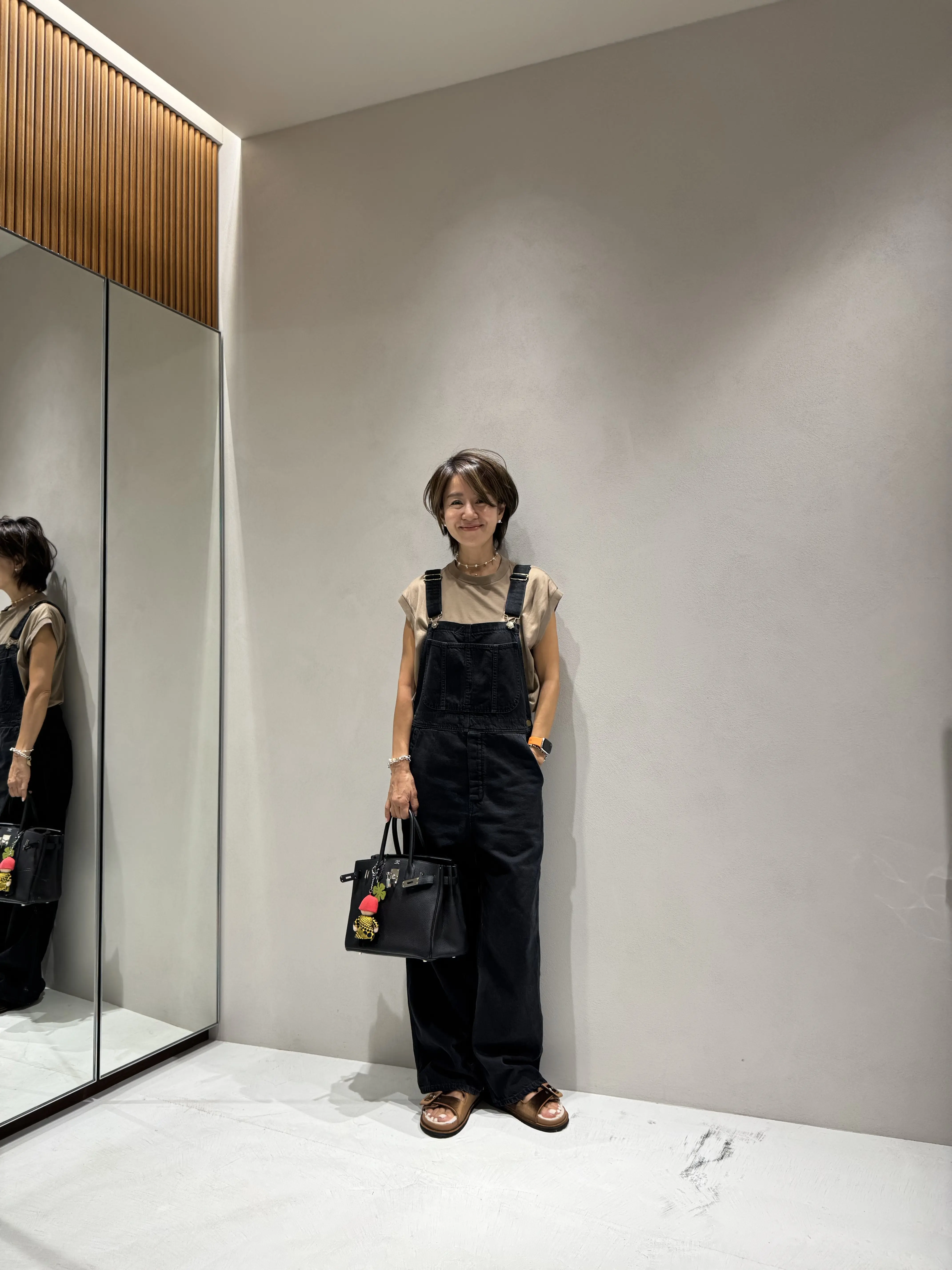 大人スタイルのサロペットstyle_1_3