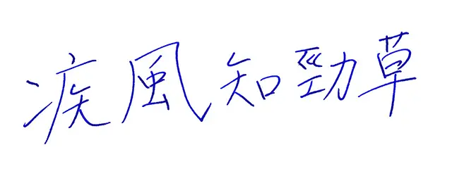 「大変なときこそがんばろうと思える、好きな言葉です」。