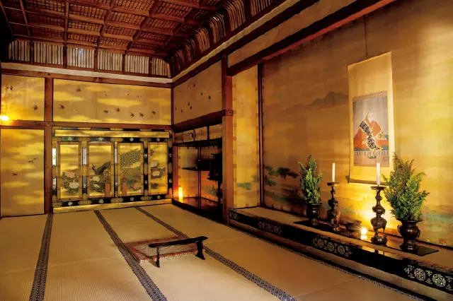 京都の皇室ゆかりの社寺　仁和寺の御殿の中心部分