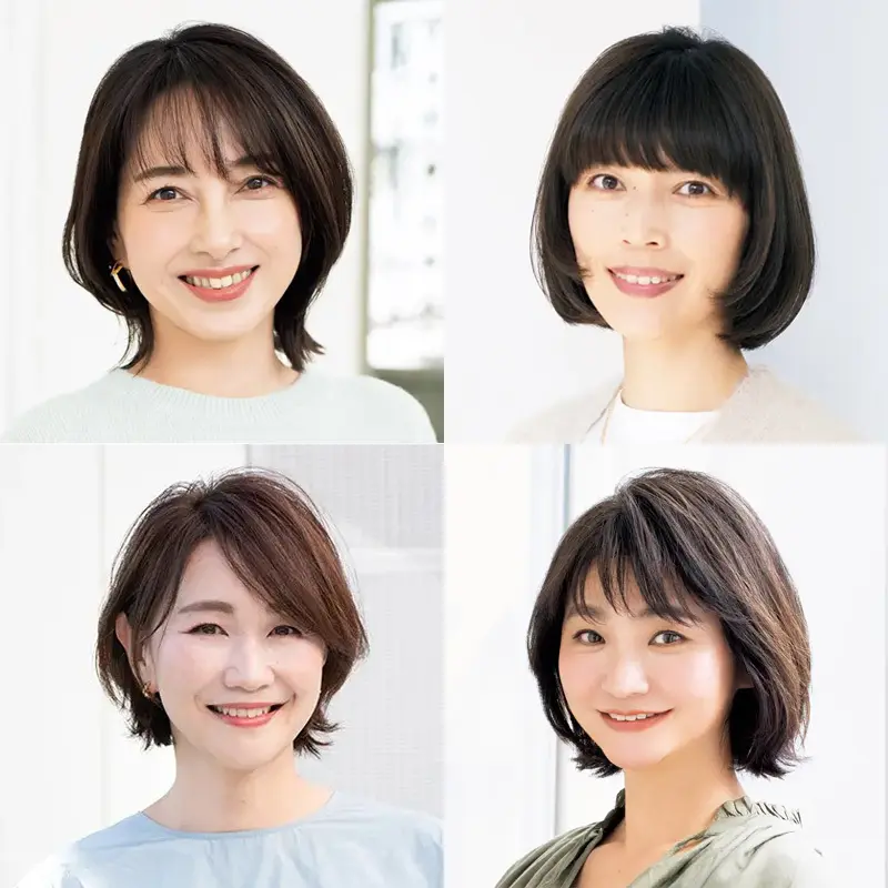 【50代におすすめのボブヘアスタイル60選】老けて見えたくない！髪型を変えて年齢を感じない若々しくて明るい印象に