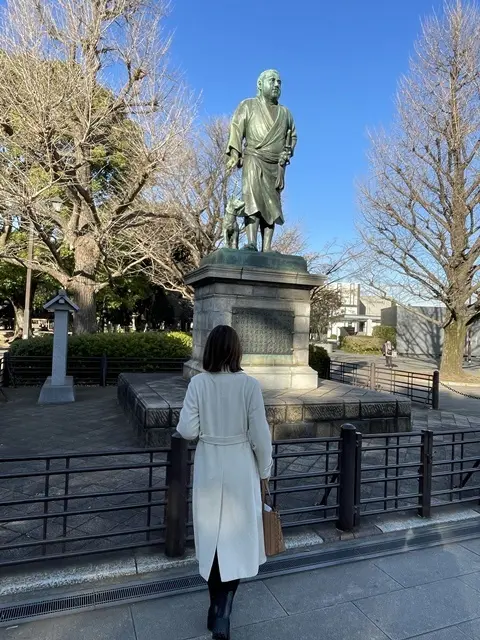 上野公園の西郷隆盛像