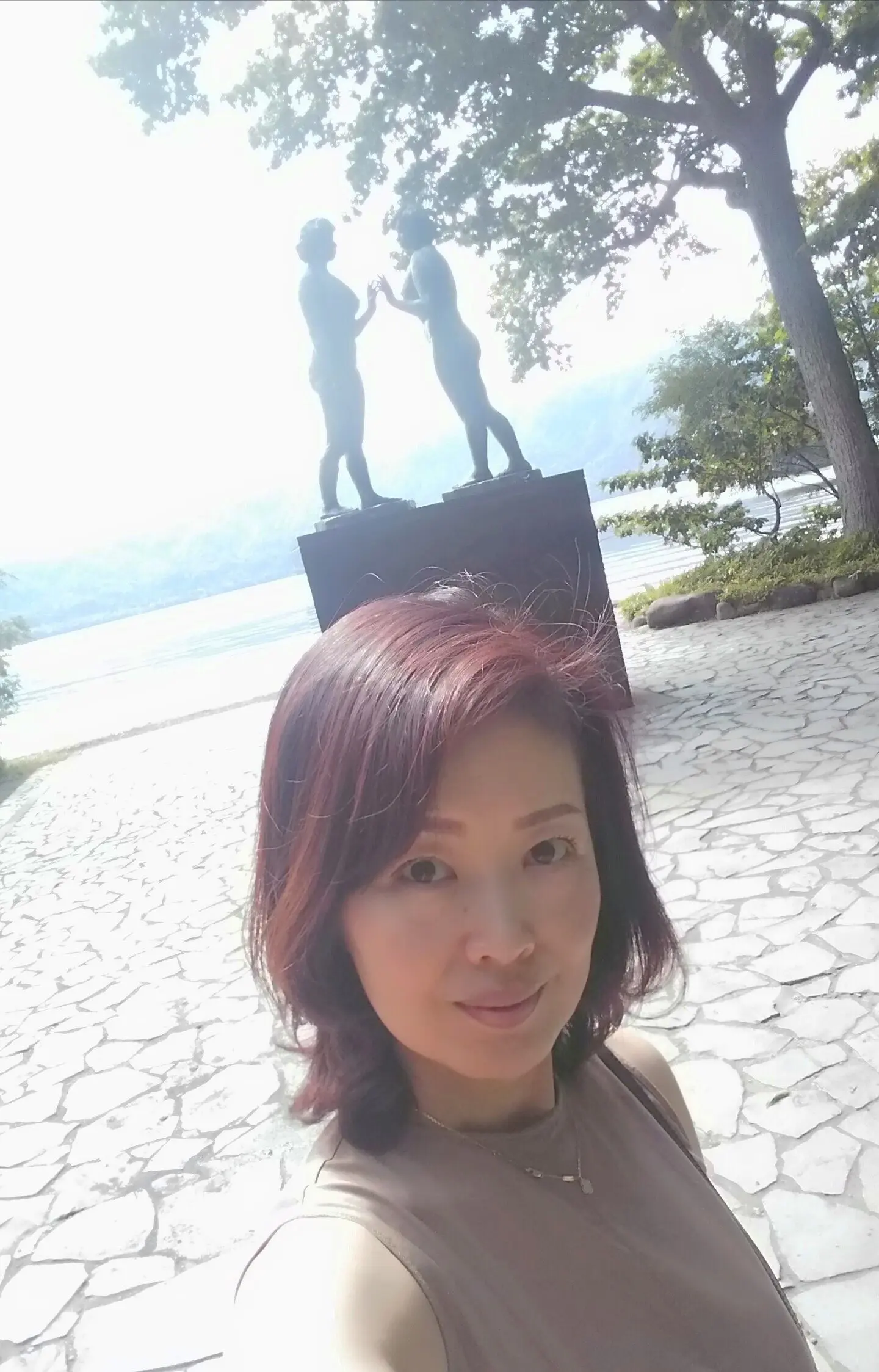 十和田湖　乙女の像