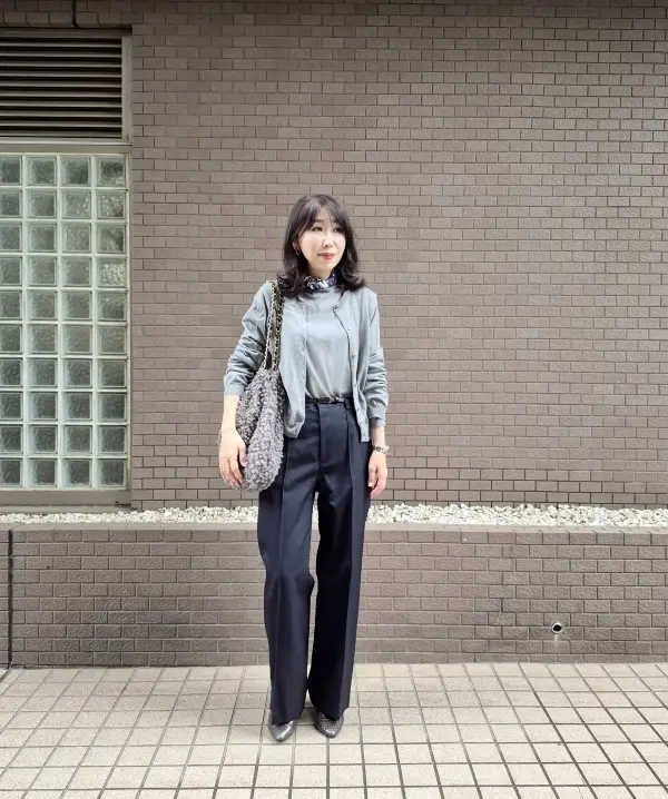 季節の変わり目に♪【気温別】アンサンブルニットの快適コーデ4選_1_11