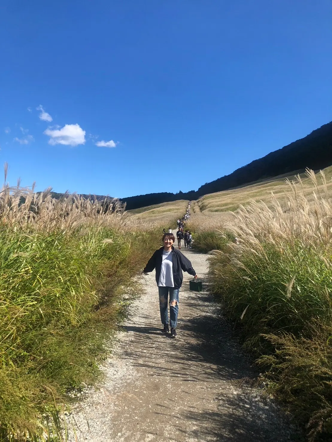 夫とペアールックで箱根の仙石原すすき草原をお散歩してきました_1_1