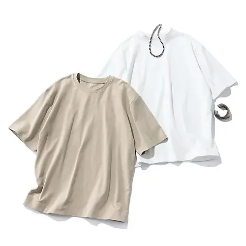 three dots×eclat 【村山佳世子さん別注】パックTシャツ ￥16,500