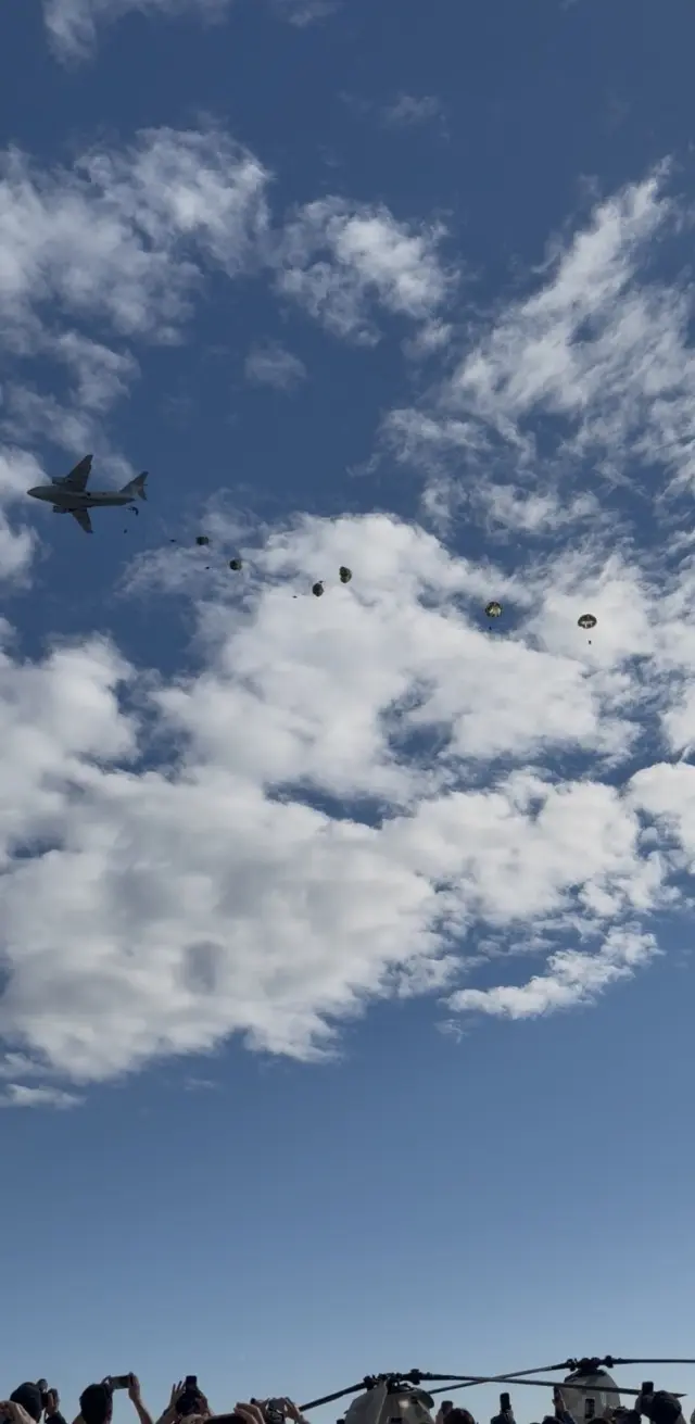 入間航空祭でブルーインパルスを見る