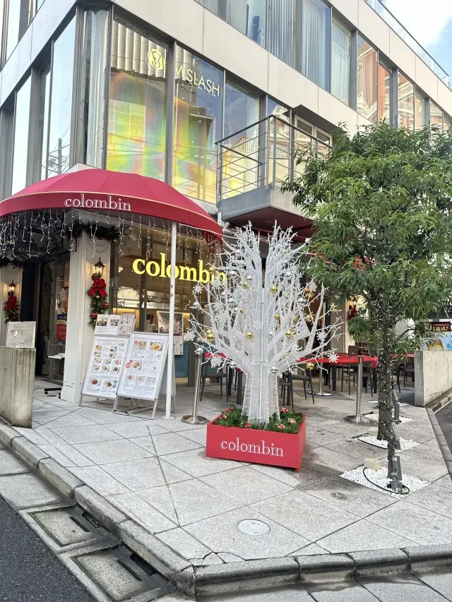 原宿クリスマスランチをブラウン×ホワイトコーデで_1_1