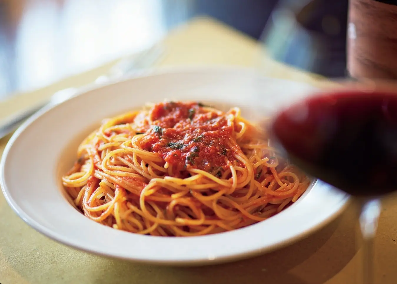 大人のひとり旅　美食　つくば　Gigi osteria スパ ゲッティ・カレティエッラ、フ ィレンツェ風