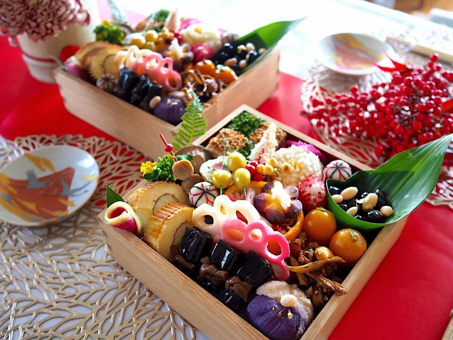 完成した2026年のお節料理