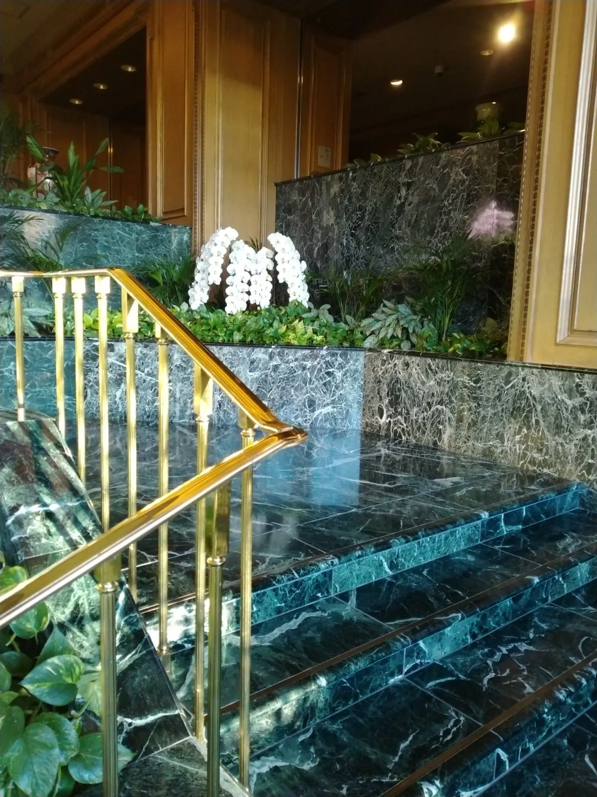 椿山荘　階段