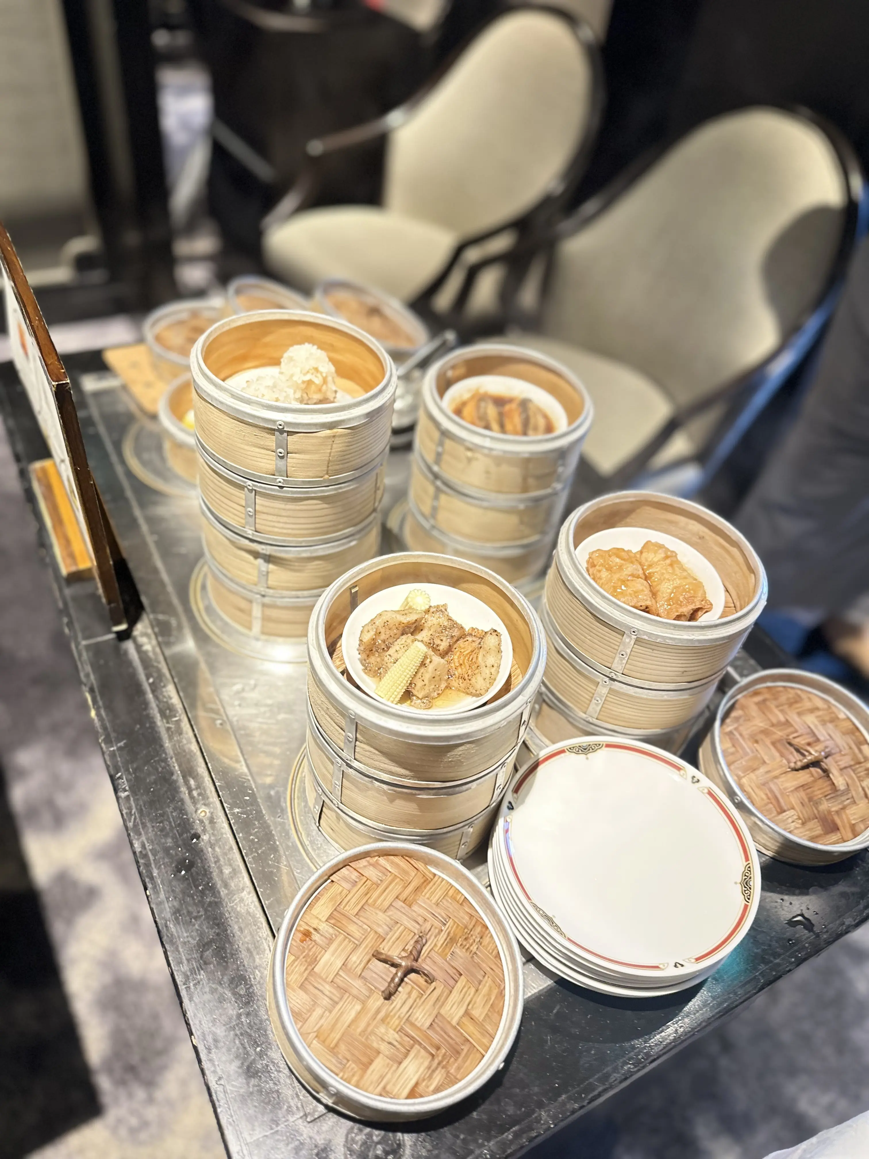 ケープデザインパンツスーツで恵比寿ウェスティンホテル中華ランチ_1_4-2