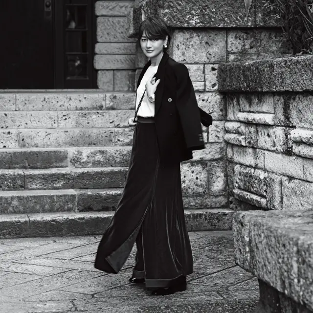 ARMANI イタリー製シルク混￼ワンピース