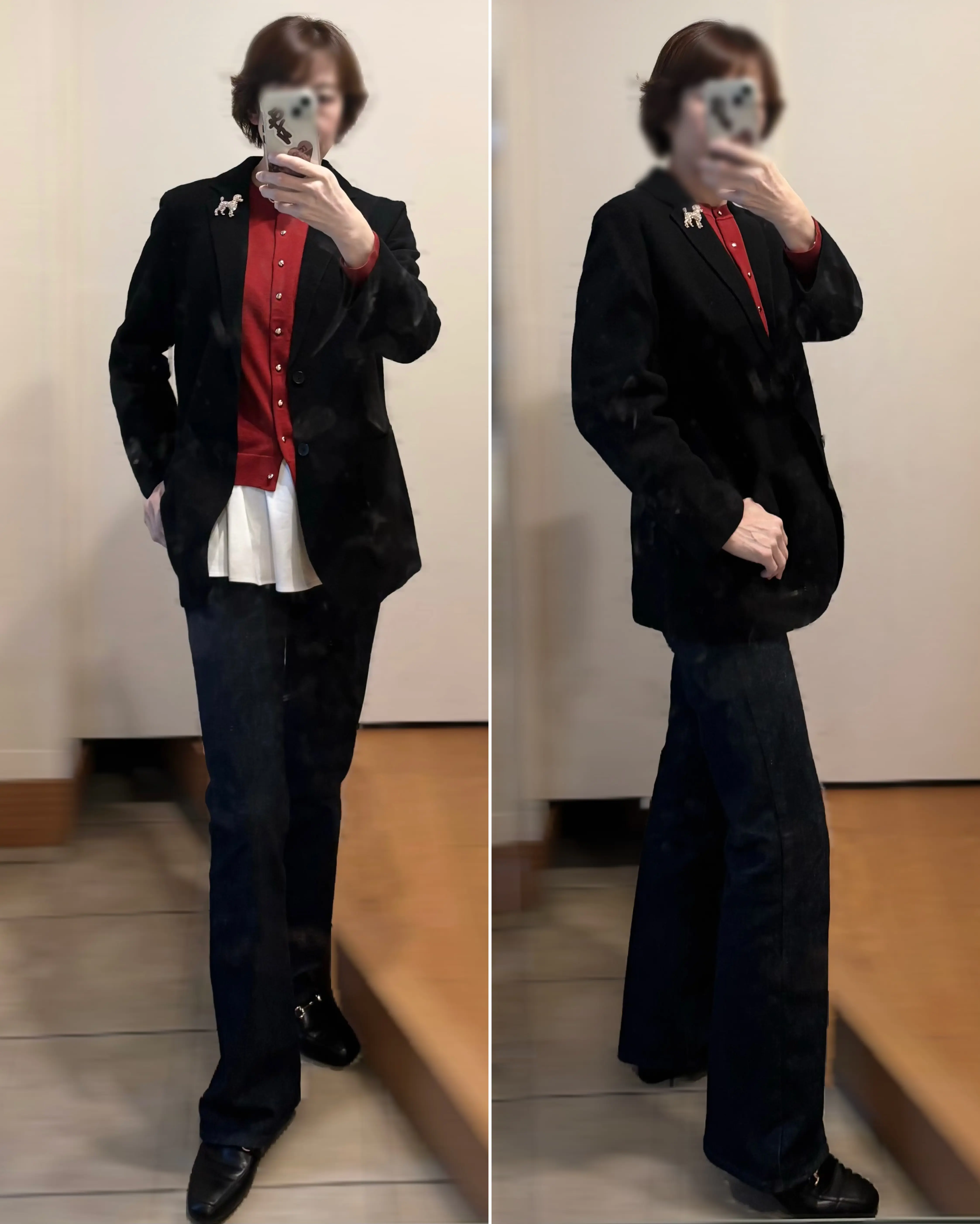 UNIQLO:C ニットジャケット ブラック メンズ ユニクロ 秋