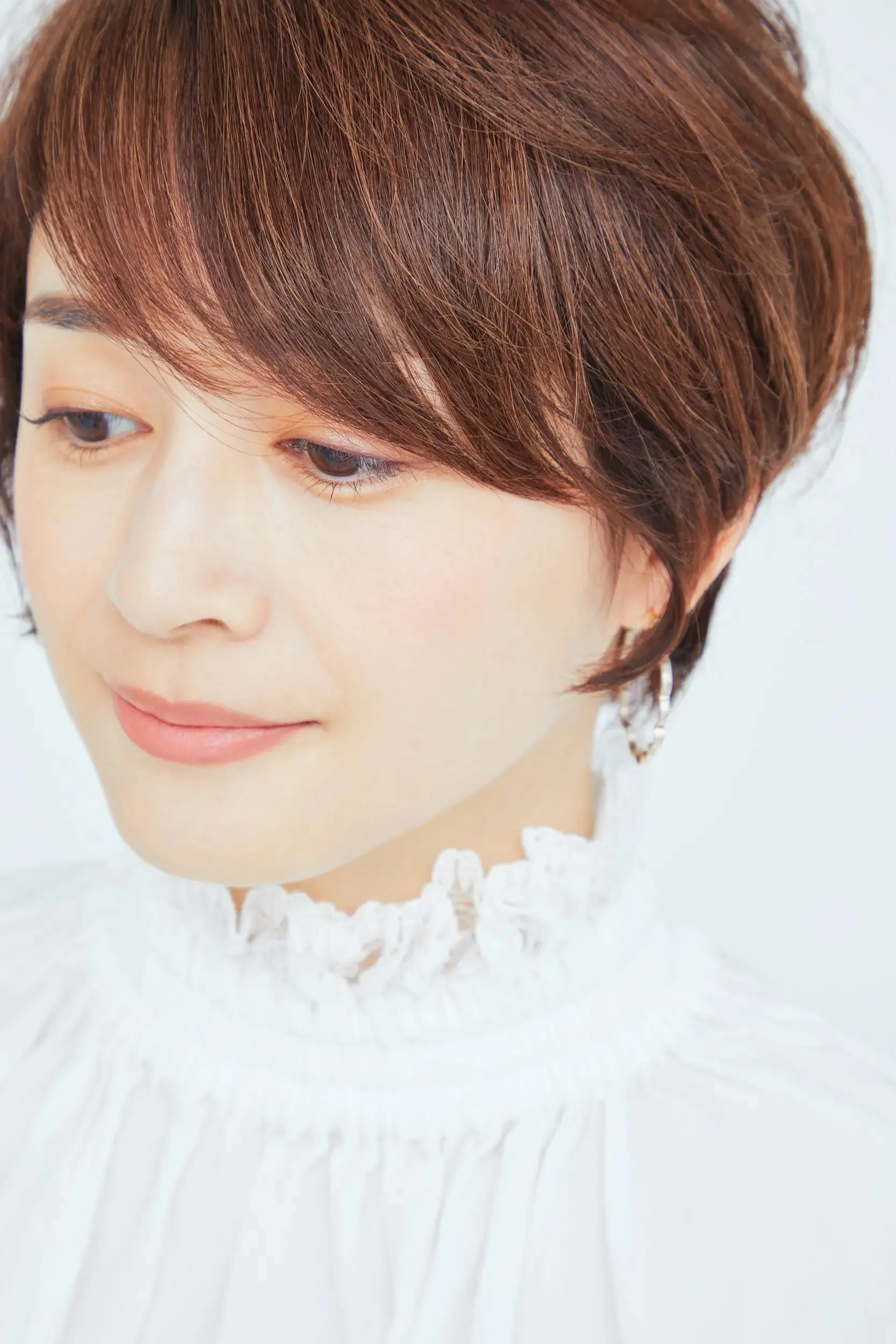 ブロックごと除外 エッジとボリュームバランスが絶妙なショートヘア