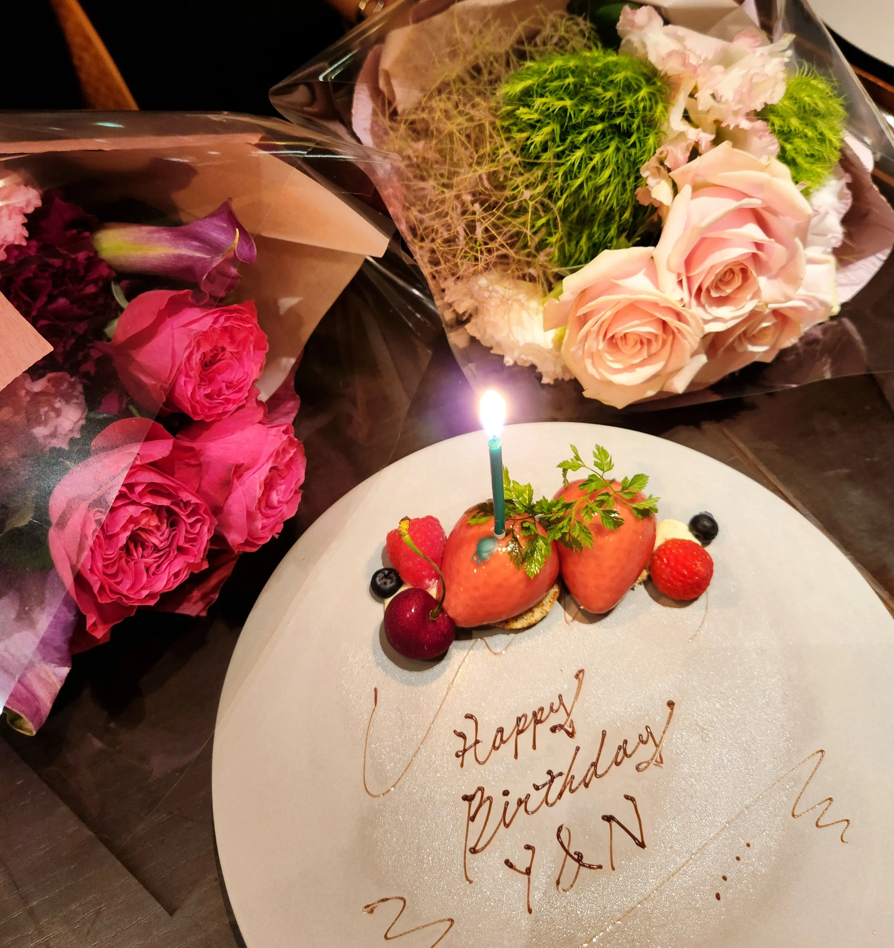 銀座のホテルレストランでお誕生日のお祝いディナー_1_17