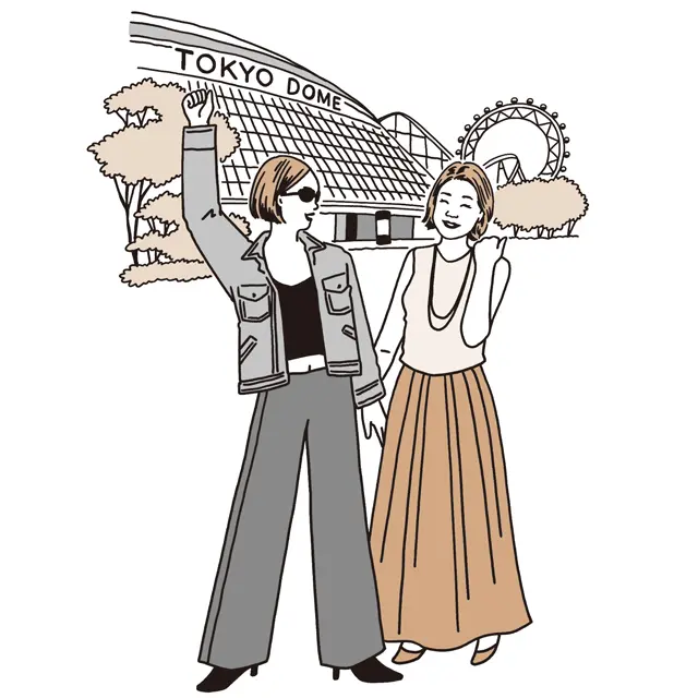 東京ドームからはタクシーで隣町へ行くのも◎