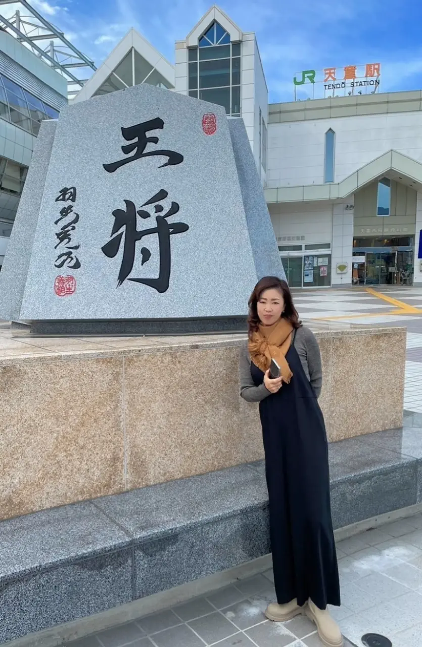 JR天童駅　将棋モニュメント