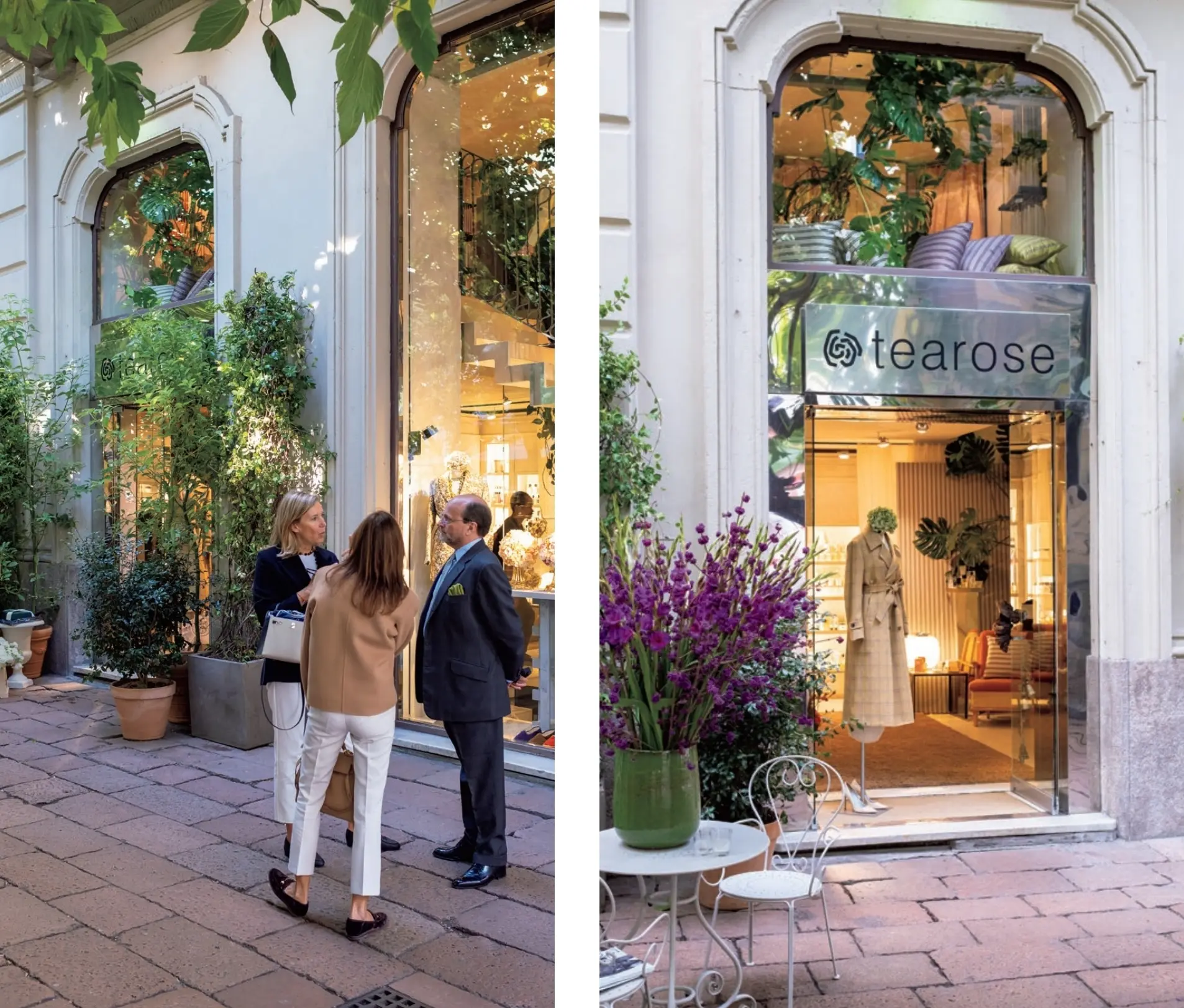 ミラノ「モンテナポレオーネ地区」でキャッチ！ イタリアマダムのリアルなお出かけスタイル【海外ファッションSNAP】 ブティック　tearose