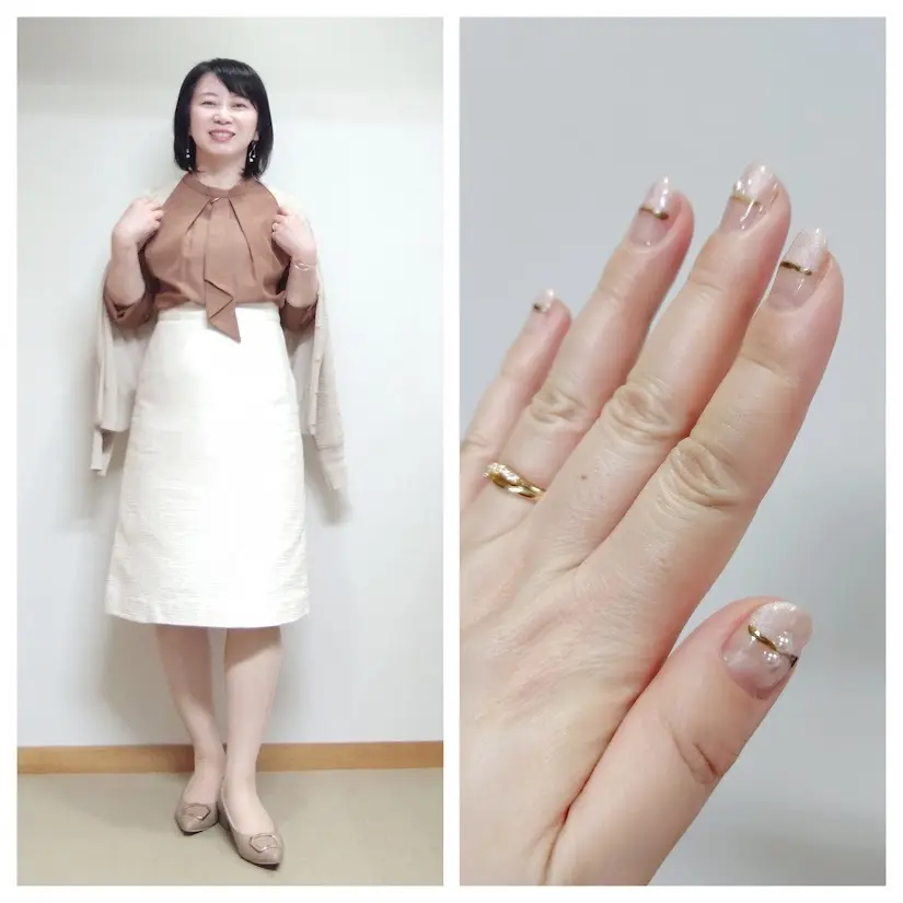 10月下旬 アラフィフ秘書お仕事毎日服_1_5