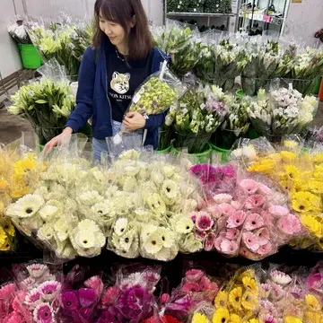 シンガポールの花市場