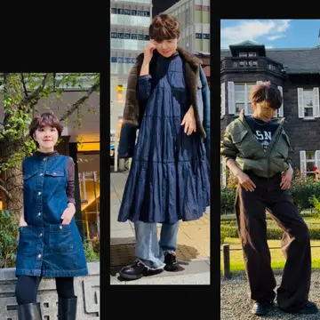 いくつになってもデニムの似合う女性に、デニムプチプラコーデ