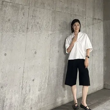 夏の涼しげ夏コーデ