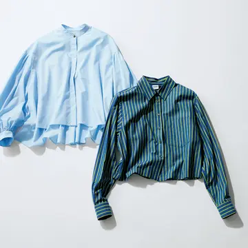 【新ブルーシャツ】素材をアップデートした個性をもつブルーシャツ2選