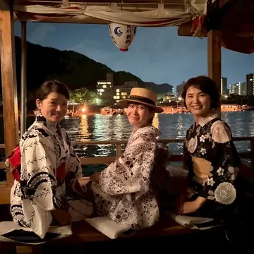 岐阜で夏を満喫♪♪鵜飼、浴衣、お船遊び