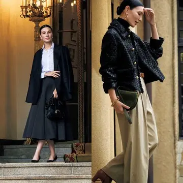 【50代の「甘い黒」コーデ4選】かわいげと洗練を内包するセンスのいい甘さは「黒」に託して