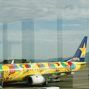 スカイマーク ピカチュウの飛行機