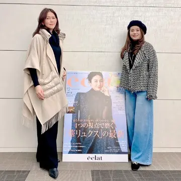 エクラプレミアム試着会レポ｜通販で気になっていた冬服を着てみました