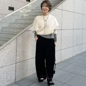 レイヤードを楽しむ大人のスタイルで上質な四川ランチへ