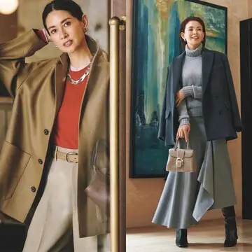 ハンサムなジャケットコートからクールなグレー基調のワントーンコーデまで【50代の1週間コーデ】