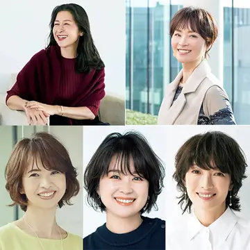 服に似合う髪型を！エクラ華組の「服がおしゃれに見えるヘアスタイル」【50代髪型人気ランキングTOP10】