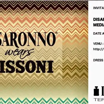 DISARONNO  wears  MISSONI メディアレセプションパーティーへ