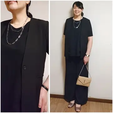 ブラックコーデでお友だちのお祝いパーティーへ㊗️