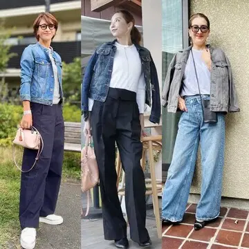 【50代のデニムジャケットコーデ5選】冬コート一歩手前に出番増。秋終わりのアウターに迷ったらこれ！