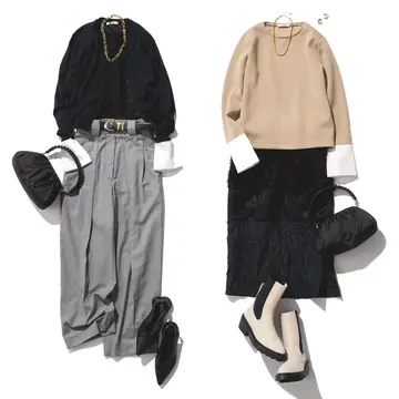 【気温10度〜18度・気温別コーデカタログ】冬本番、寒さ対策をおしゃれを両立！40代・50代におすすめの冬コーデ