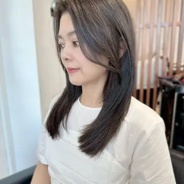 【50代 ロングヘアの夏仕度】酸性ストレートとベージュカラーで上品な美髪へ
