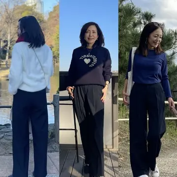 GUタックワイドパンツで叶える大人カジュアルコーデ