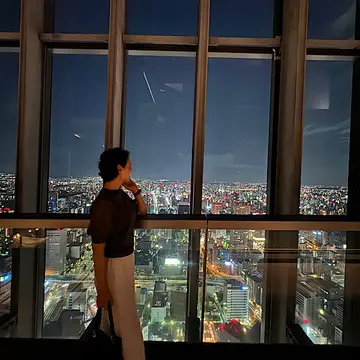 【夏の旅行】屋外展望台 名古屋の夜景をぐるっと360度