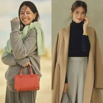 【気温14度の服装】日中の気温が14度の時の最適な服装は？40代50代におすすめの黒ニットや柄やカラーをプラスしたコーディネート6選