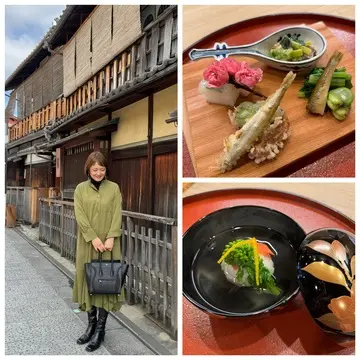 京都の食通に人気の日本料理店でランチ＆思い出のカフェへ