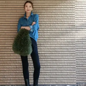 【UNIQLOデニムシャツ×スキニーパンツ】私のデイリーコーデ✨